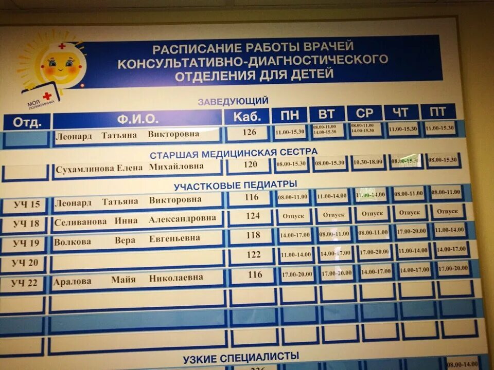 Расписание врачей 99. Расписание детская поликлиника. Поликлиника , 4 расписание ВР. Поликлиника 7 расписание врачей. Расписание детских врачей.