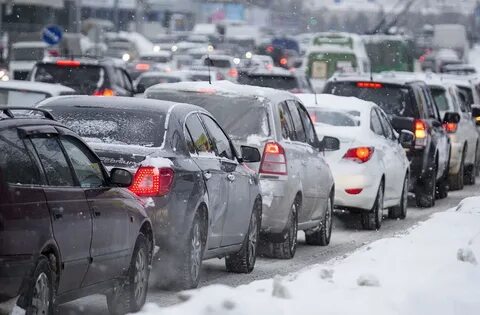 Снегопад темиртау пробки