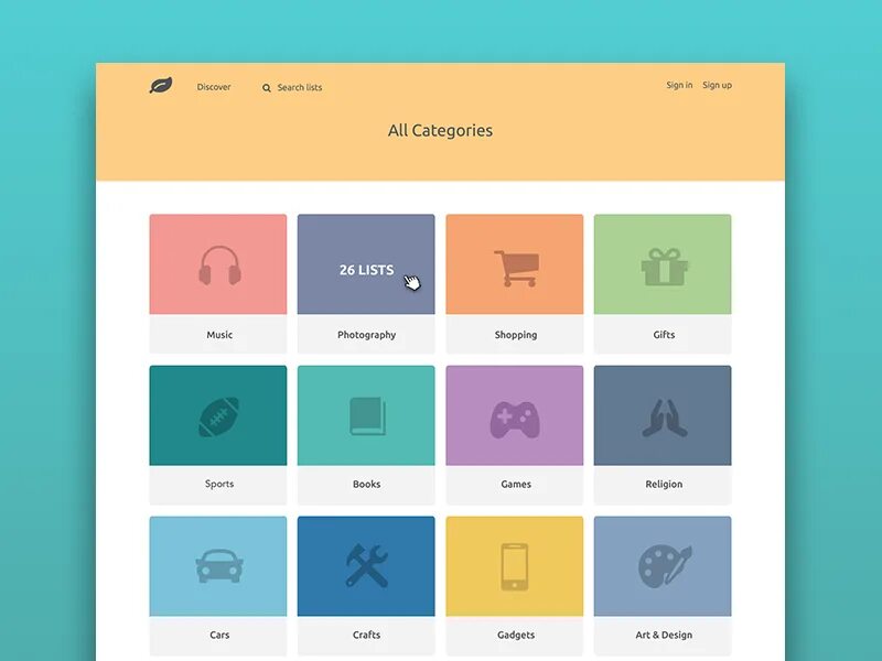 Веб дизайн категории товаров. List web Design. Идеи UI дизайна. List UI Design.