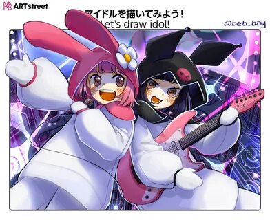 melody x kuromi as idol XD Beb bay - Illustrations ART street