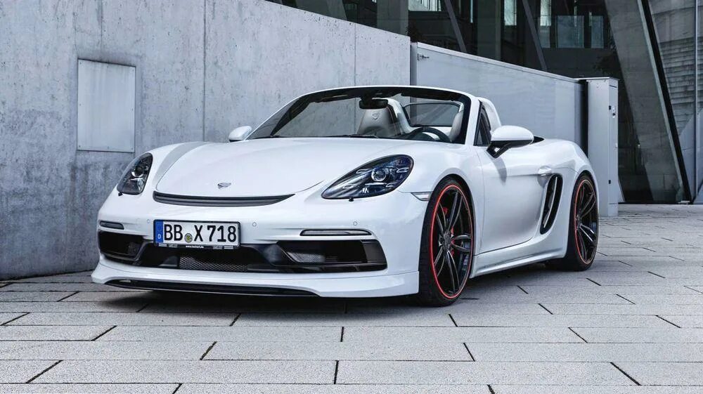 Как получить порше. Techart porsche 718. porsche 911 techart. porsche boxster body kit. обвес на порше 718 boxster.