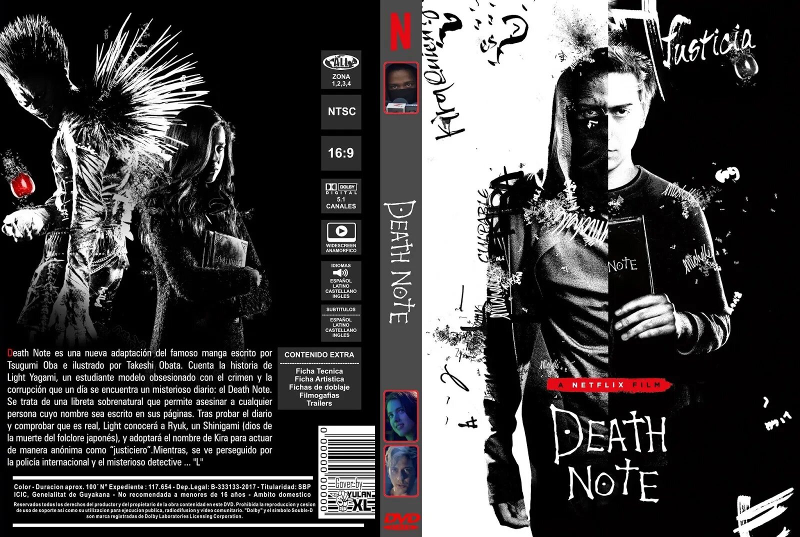 Death Note 2017. Death Note афиша. Noted back