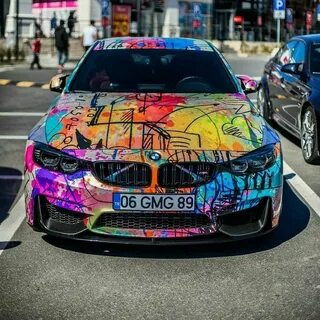 Colorful cars