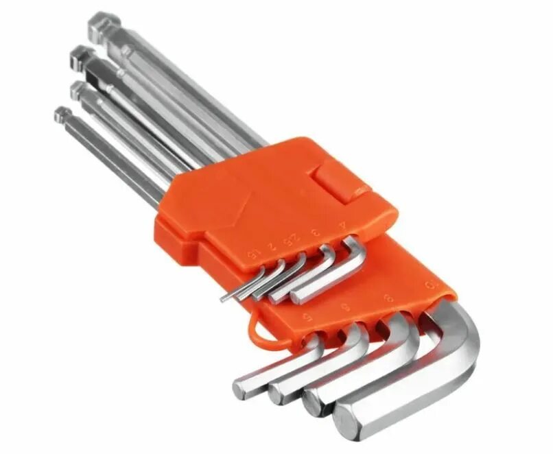 Ключ имбусовый 9 мм. Набор ключей torx (t10-t50) 9пр. бм. torx t10-t50.