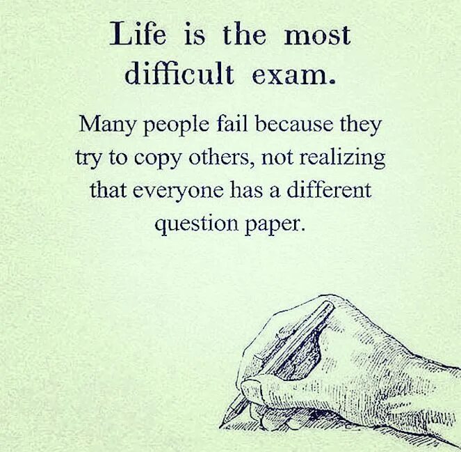 My exam was difficult. Deep quotes about life. deep life quotes. difficult exam. the most difficult exam in my life..