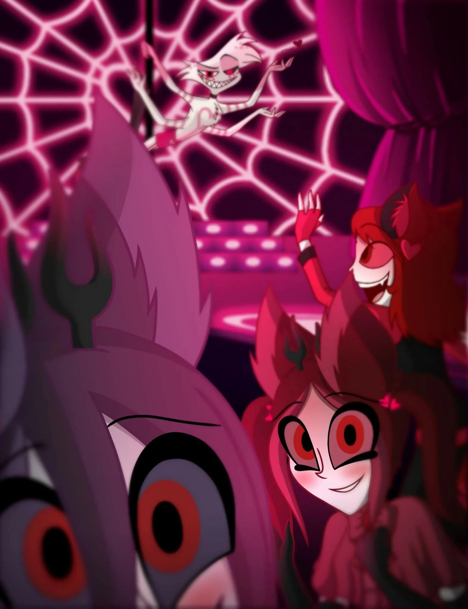 Энджел отель хазбин арт. Отель хазбин angel dust арт. Азраэль отель хазбин. Angel dust hazbin hotel. Хазбин angel dust.