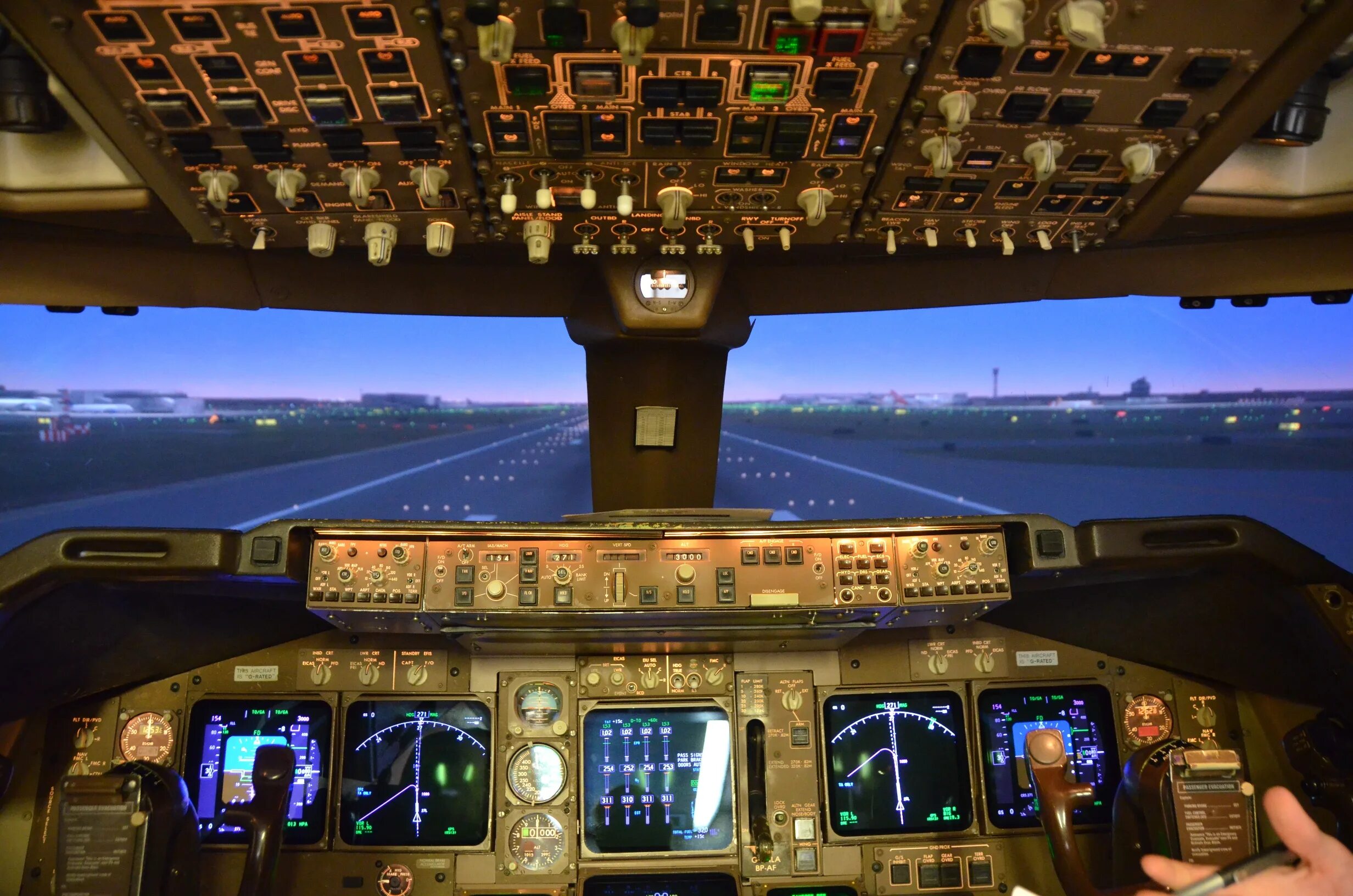 Boeing flight simulator