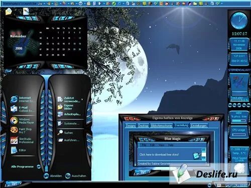 Magic themes. Magic Editor 2004 все Windows 7. Blue Magician. Magic Theme for Stardock my Colors.