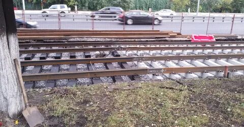 Укладка шпал