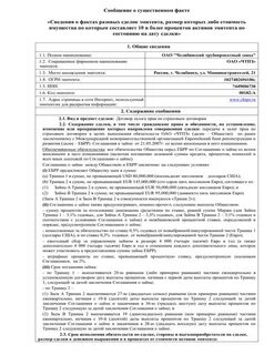 Отчет эмитента