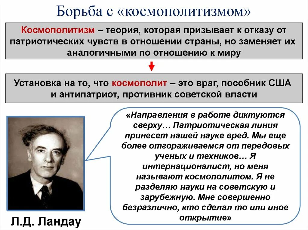 Борьба с космополитизмом. Борьба с космополитизмом проведение массовых репрессий. Кампания по борьбе с безродным космополитизмом. Кампания по борьбе с космополитизмом. Идеология 1945-1953 гг.