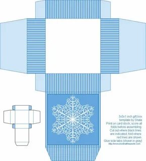 Новогодние развертки из бумаги