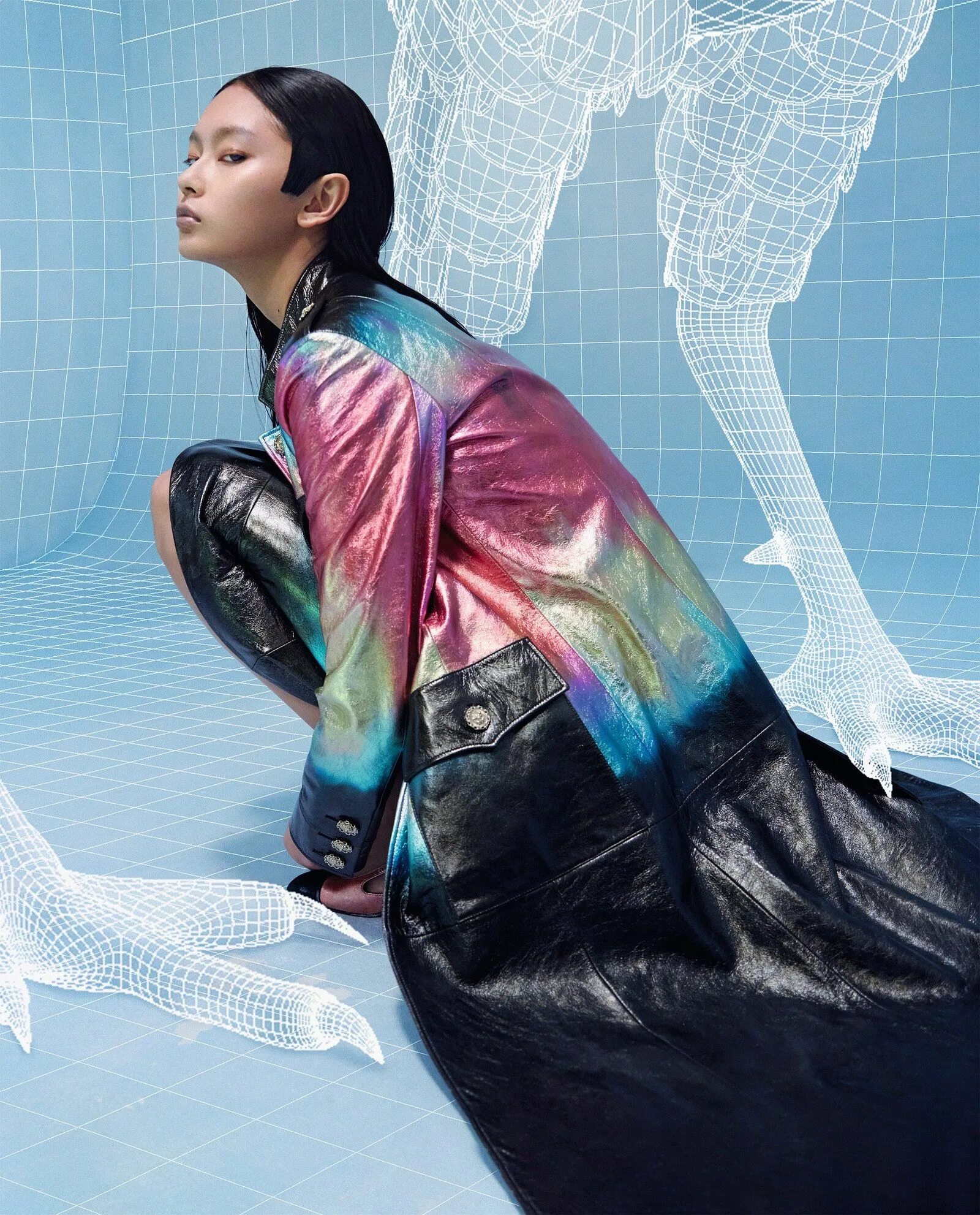 Cover of vogue. Vogue taiwan 2025. vogue taiwan обложка. цифровая одежда. vogue taiwan 2025.