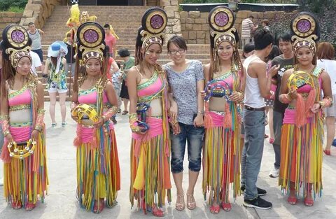 Mayan Princess Costume Mayan Princesses at 'Lost Mayan' world Hap...