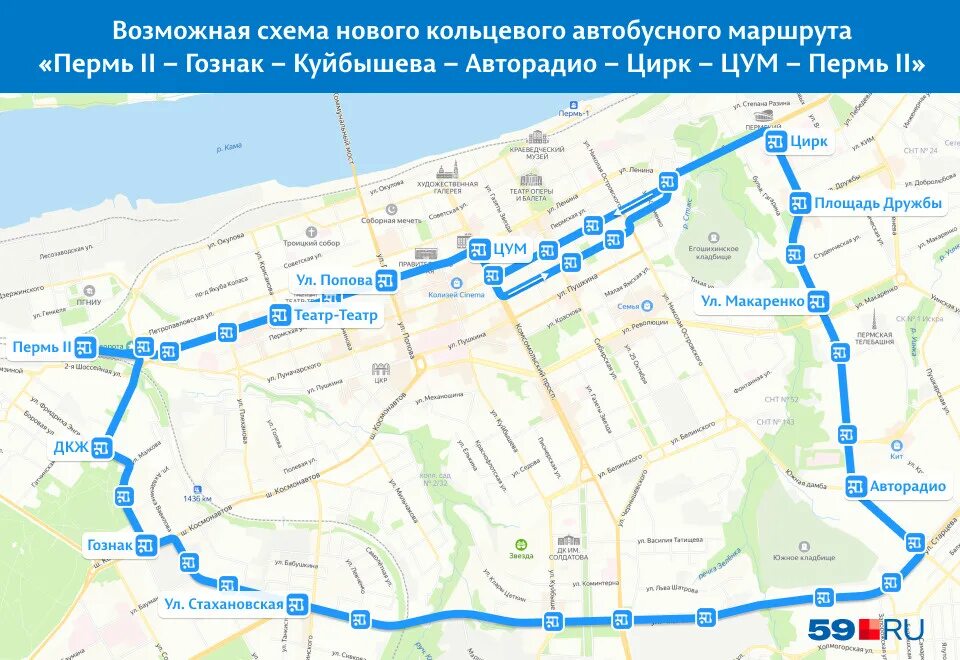 Схема автобусных маршрутов в Перми. Схема маршрута автобусов в Перми. Новая схема маршрутов. Круговой маршрута автобуса.