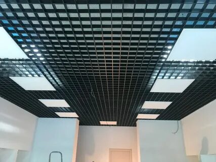 Решетчатого растрового потолка