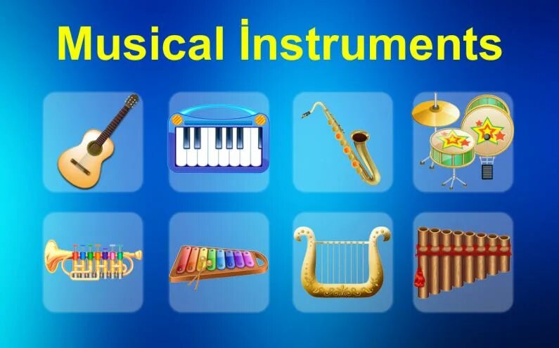 Музыкальные инструменты приложение