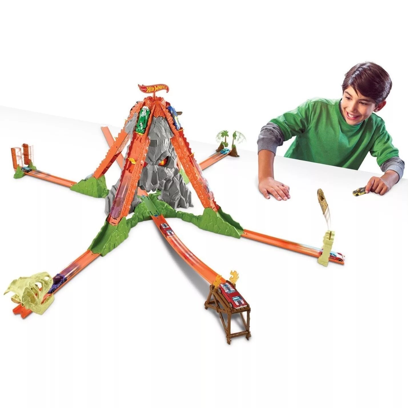Хот вилс вулкан. Трек hot wheels volcano. трасса хот вилс вулкан. хот вилс гора вулкан. набор игровой hot wheels вулкан.