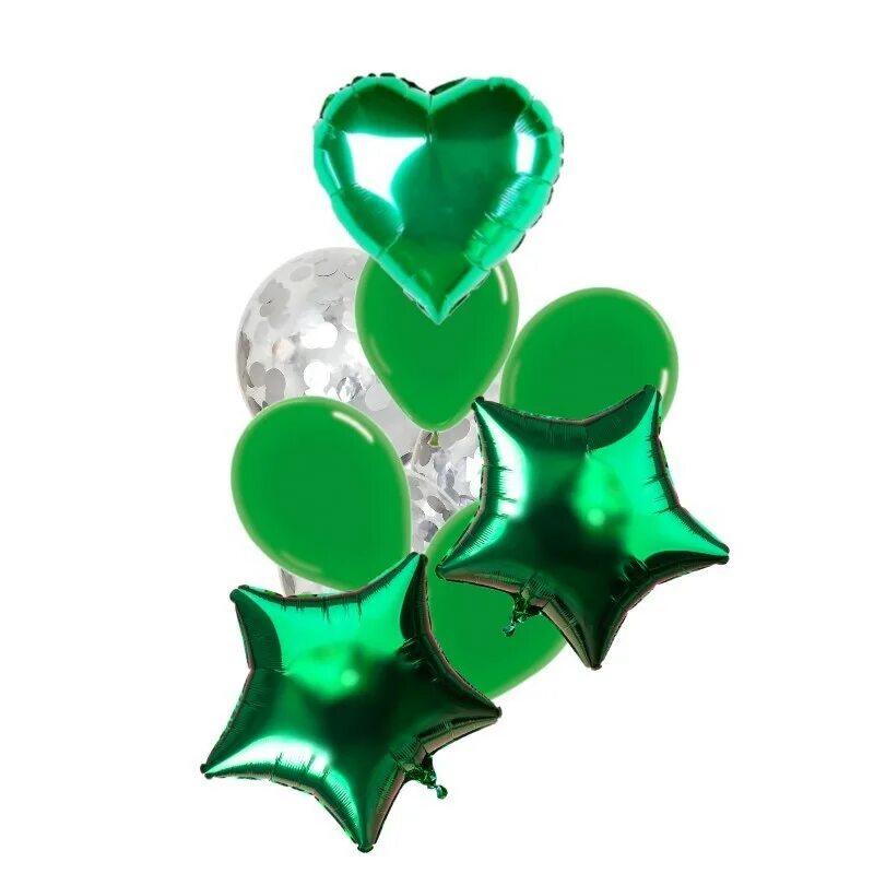 Воздушные шары наборы зеленые. Набор из шаров зеленый. Наборы с зелёными воздушными шарами. Набор шариков из 10 штук.