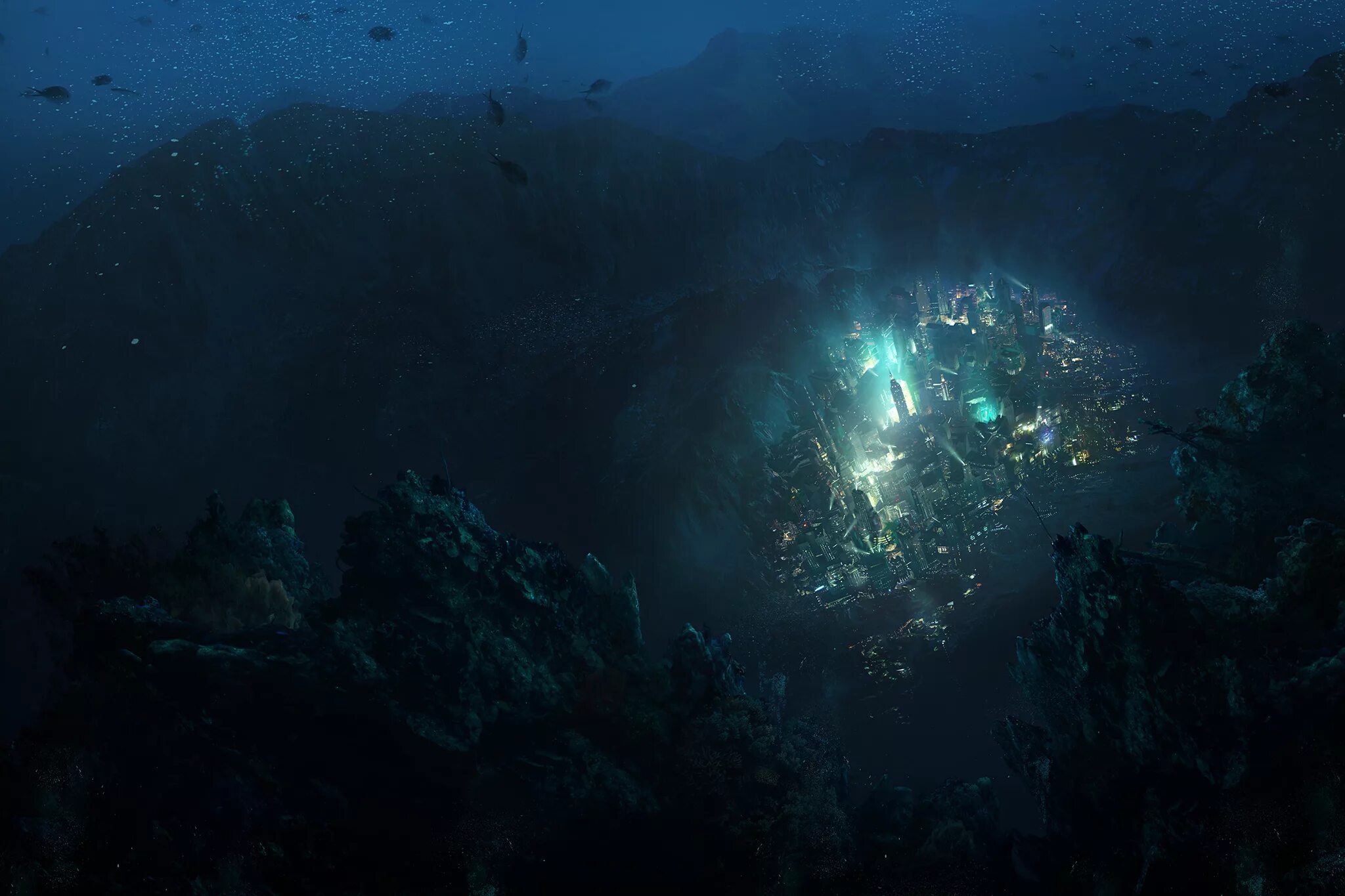 Карибское море глубина. Море с пузырьками. Глубокая голубая бездна. Под водой обои. Океан под водой.