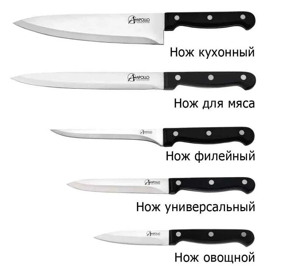 Кухонный нож Apollo. Название кухонных ножей. Формы кухонных ножей. Ножи предназначение кухонные.