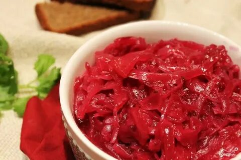 Красная капуста тушеная рецепты