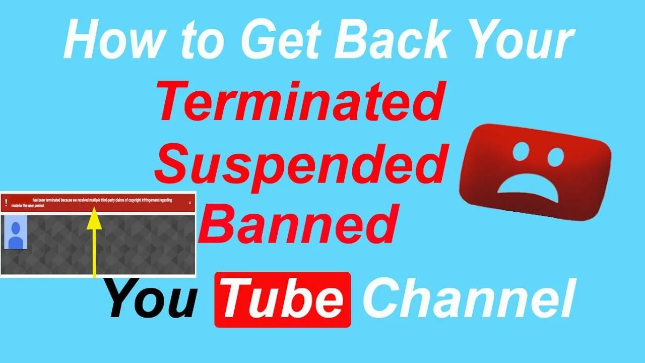 Get terminated. Youtube ban account. channel terminated. channel suspended. youtube channel gets terminated.
