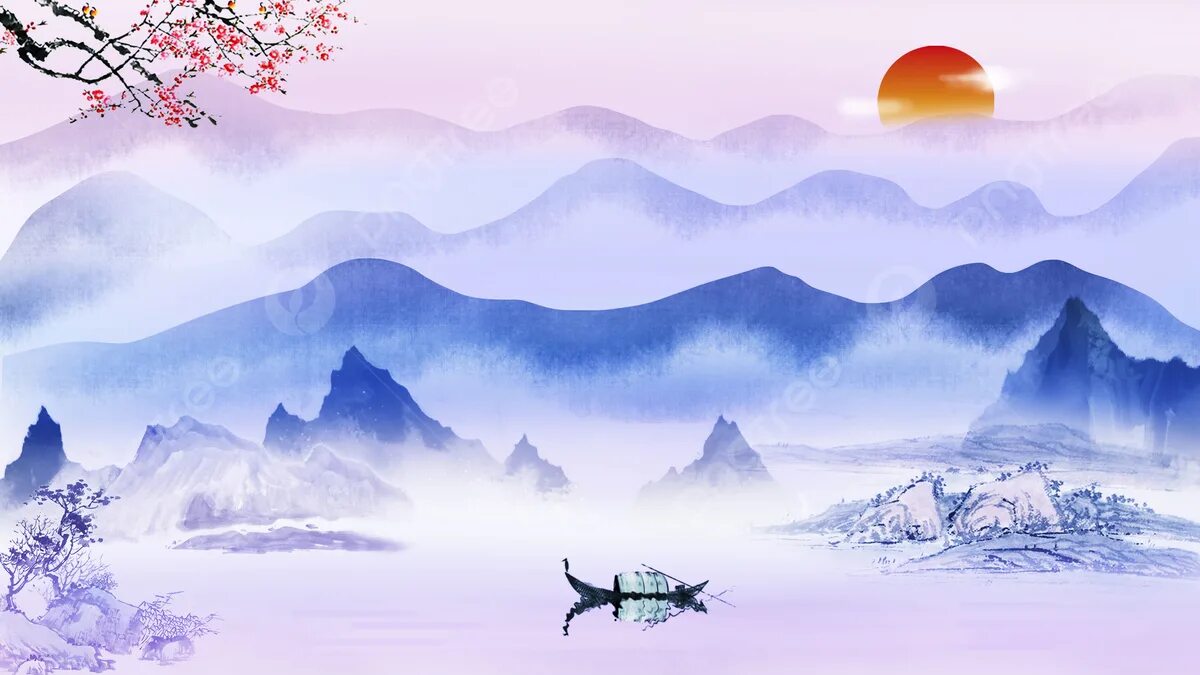Китайские горы рисунок. Пейзаж в японском стиле. Китайский пейзаж. Пейзаж в китайском стиле. Японские мотивы.