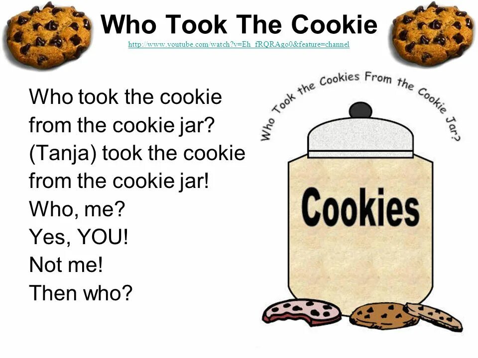 Who took the cookie from the cookie Jar текст. Who took the cookie. Who took the cookie from the cookies Jar?. Who took the cookie from the cookie Jar Printables. I can take перевод