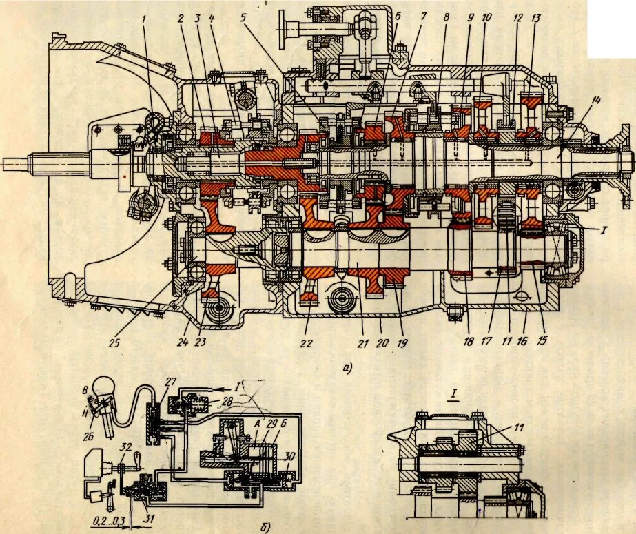 Камаз коробка устройство. Коробка передач КАМАЗ 5320 С делителем схема. Коробка КАМАЗ 5320 С делителем. КПП КАМАЗ 5320 С делителем. Схема коробки передач КАМАЗ 5320 С делителем.