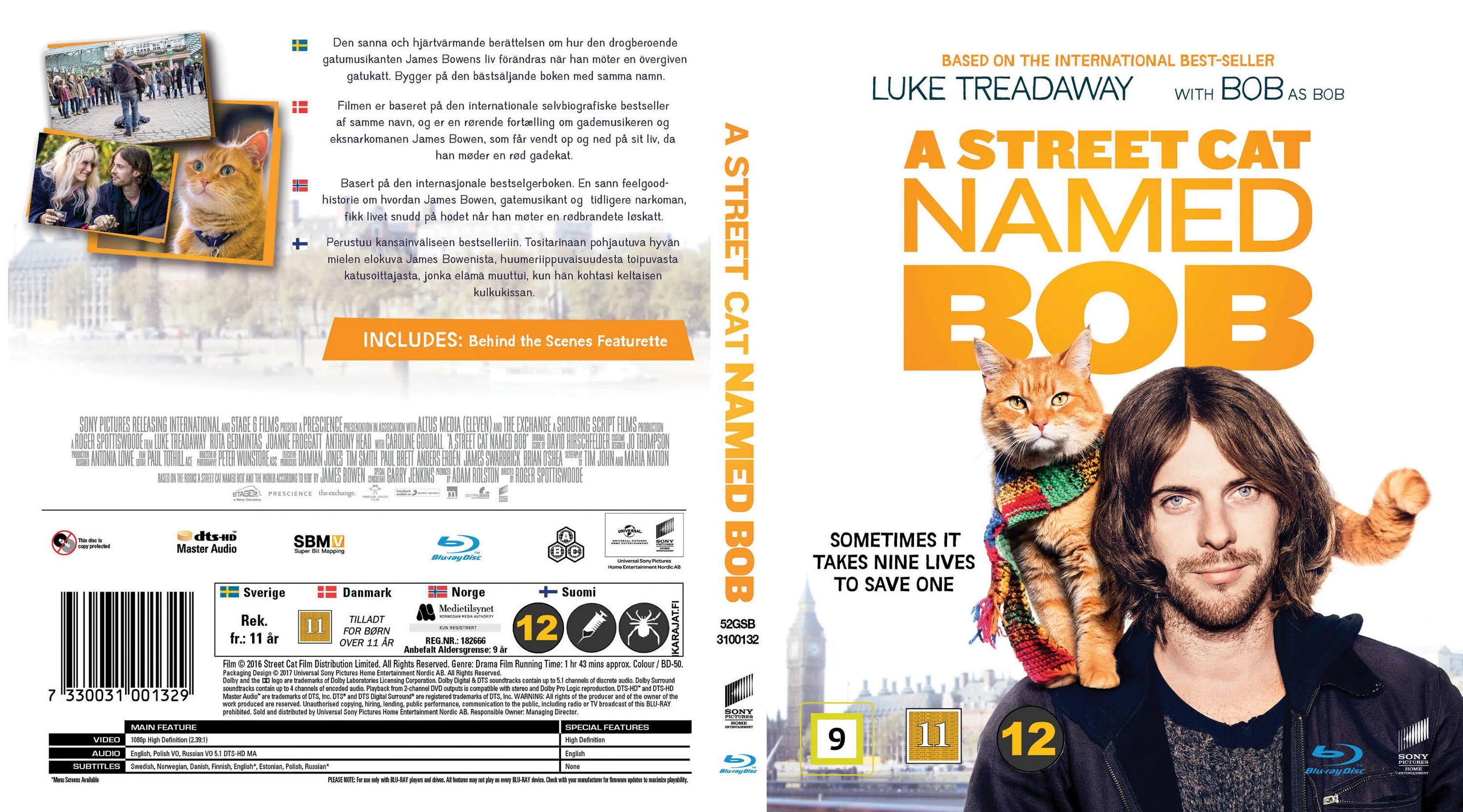 It was a cat named. Street cat named bob poster. named.