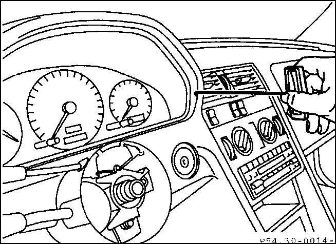 панель приборов мерседес как снять