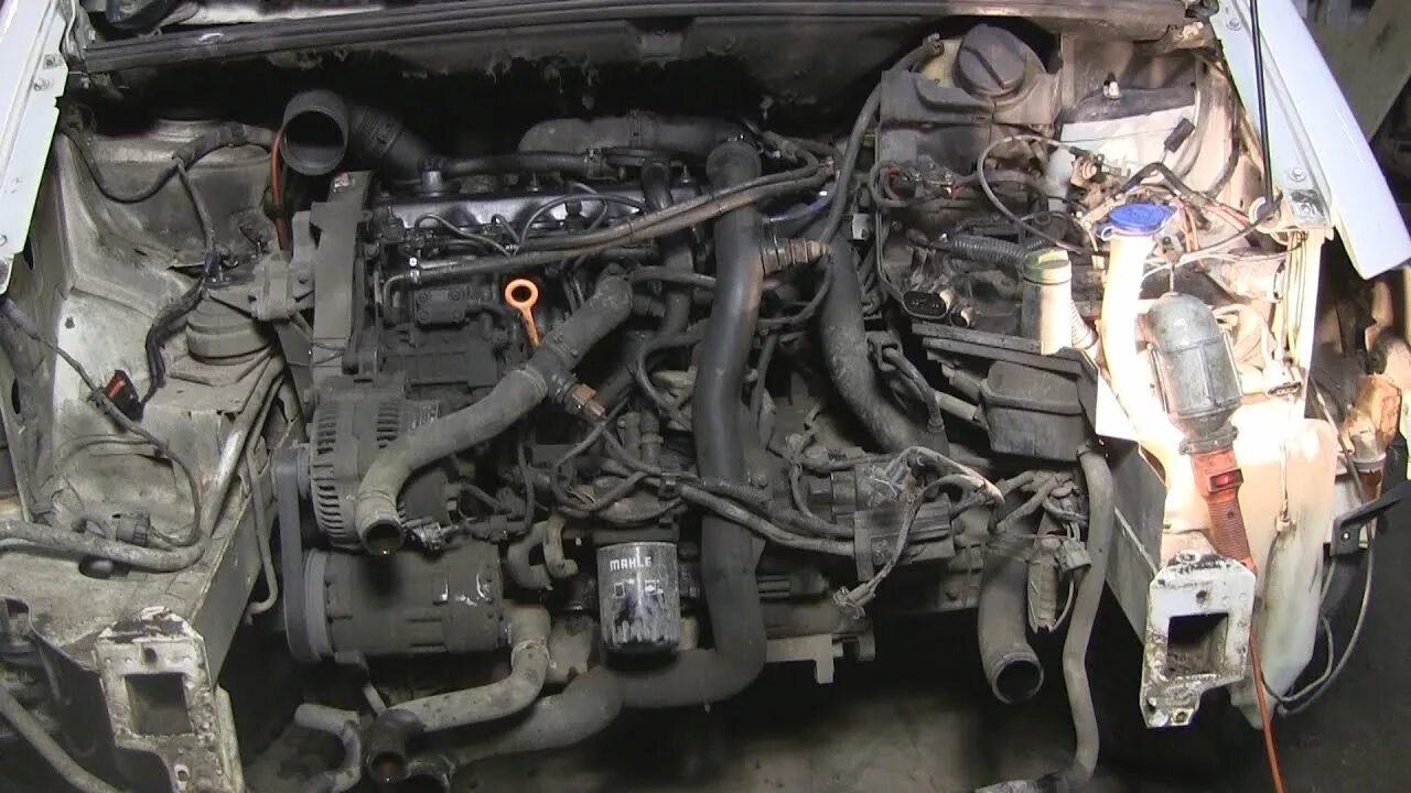 Как снять двигатель шаран Замена мотора, ARL вместо AUY Volkswagen Sharan (1G), 1,9 л, 2002 года запчаст