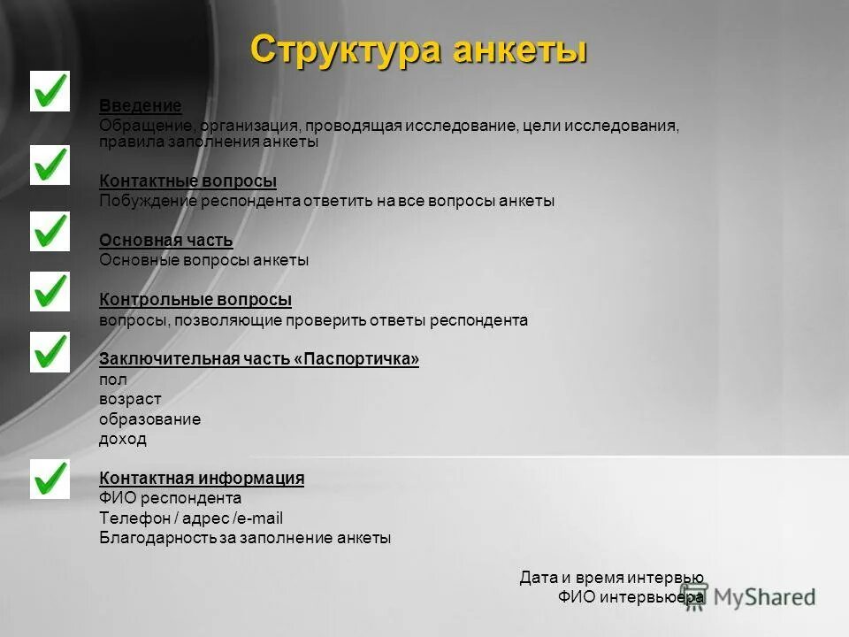 Информация полученная на канале