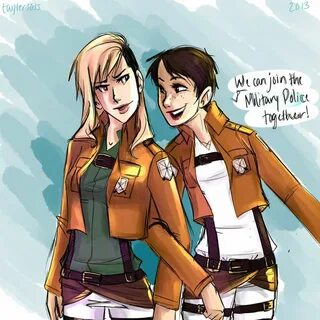 genderbend jean and marco by taylor-tot124 Titans, Naruto Characters, Zelda...