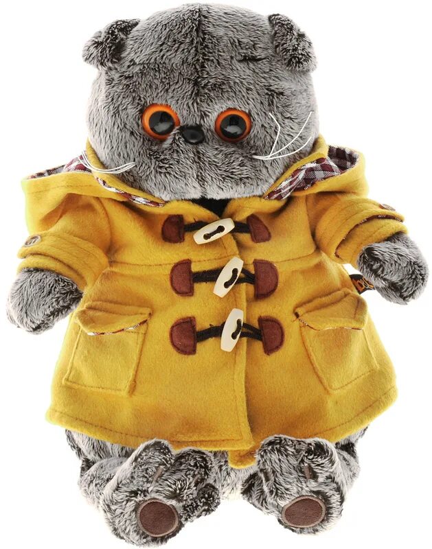 Мягкая игрушка basik&co кот басик. Кот басик игрушка 22 см. Кот басик коричневый. Басик сайт. Басик бариста 30см.