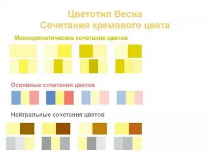 Какой цвет сочетается с кремовым