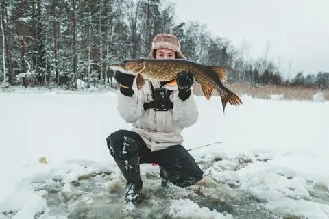 Я ловил рыбу на небольшом озере