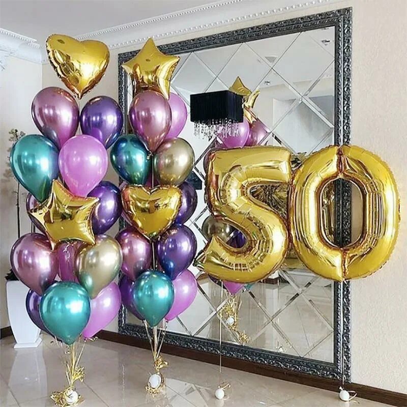 Украшение шарами на юбилей. Украшение зала на юбилей. Оформление на 50 лет женщине. Украшение заламнамюбилец. Украшение зала шарами на юбилей.