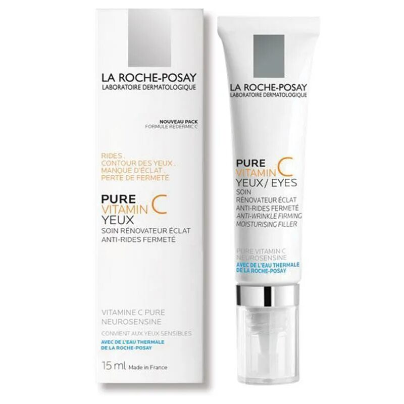 La roche posay pure vitamin. La Roche Posay Eye Cream. La Roche-Posay Pure Vitamin c Light. Антивозрастной крем la Roche-Posay. Vit c la Roche Posay.