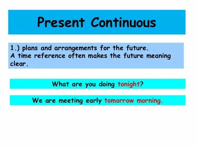 Getting ready for the future проект. Present Continuous for Future. Present Continuous Future правило. Present Continuous планы. Примеры present Continuous в будущем.