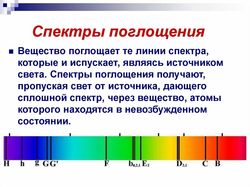 Спектральные параметры полос поглощения. Типы спектров поглощения. Таблица по физике 9 класс спектры испускания и поглощения. Сплошной спектр и линейчатый спектр.