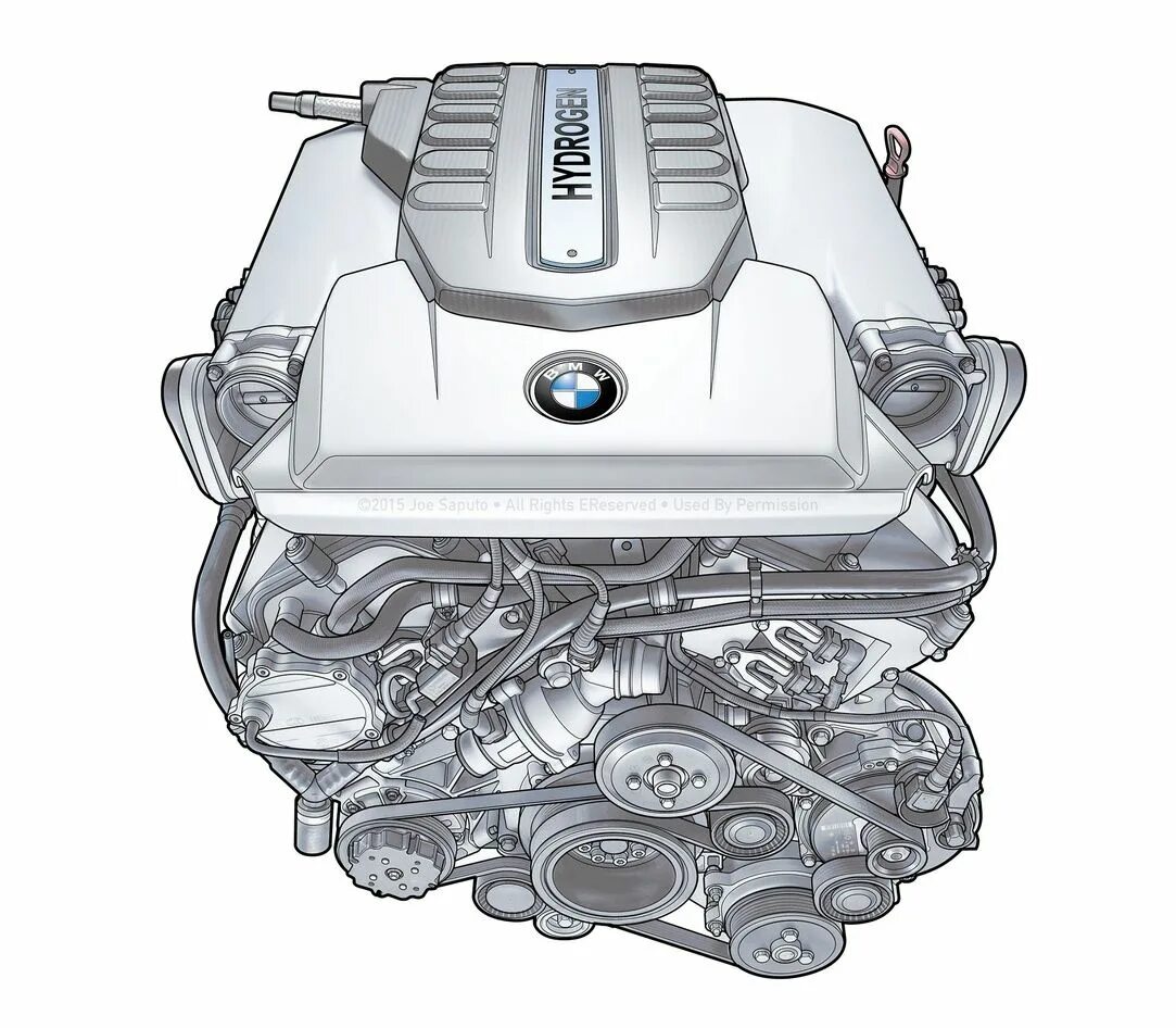 BMW hydrogen 7 двигатель. BMW hydrogen 7 схема. Двигатель БМВ рисунок. Нарисовать двигатель.