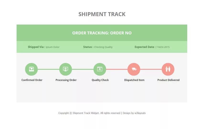 Track order. Order tracking. Shipment tracking. Трекинг CSS.