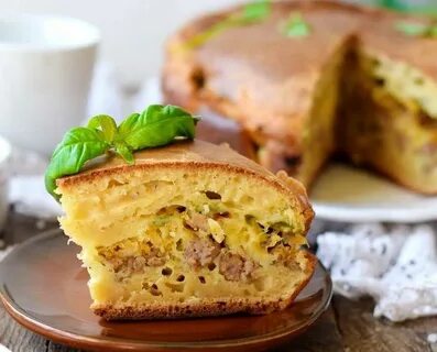 Рецепт заливного пирога из песочного теста