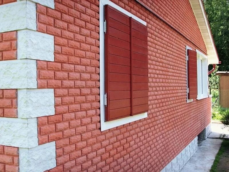 Фасадные панели кирпич для наружной