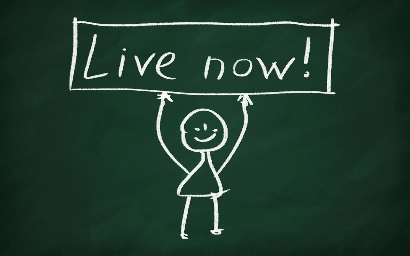 I. This is your live now. Your life. Change your life. This is your live now.
