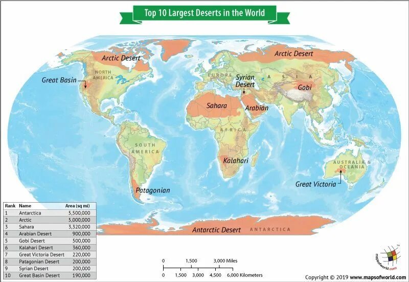 Самая большая пустыня в мире на карте. Крупнейшие пустыни на карте.