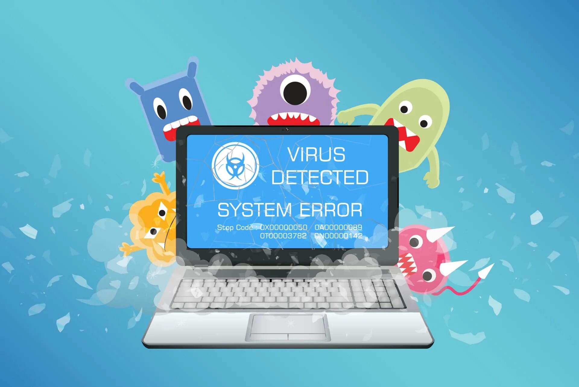The virus can be. Компьютерные вирусы. Вирус на компьютере. Вирус в компьютере картинка. Компьютерный вирус рисунок.