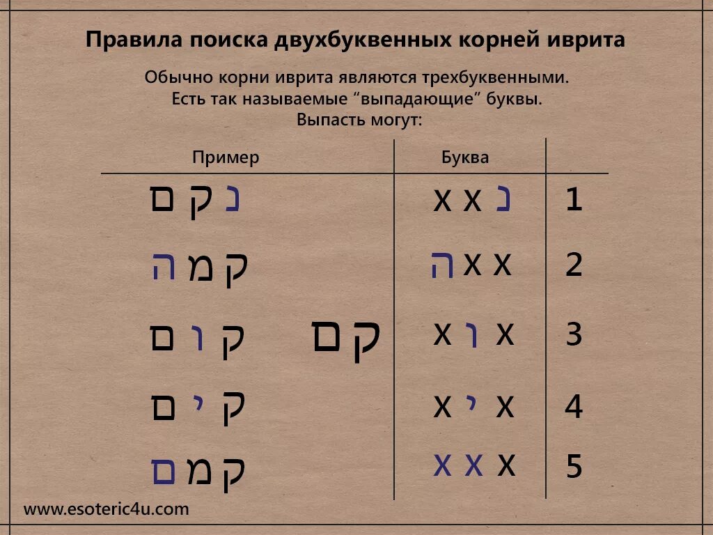 Сколько можно составить двухбуквенных. Корни иврита. Огласовки в еврейском письме. Корневые буквы в иврите. Огласовки в иврите правила.